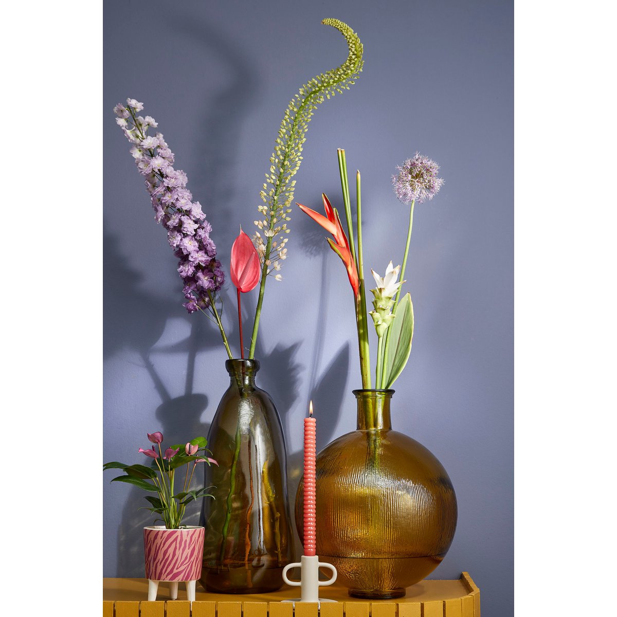 Firenza Ronde Fles Vaas Oker
