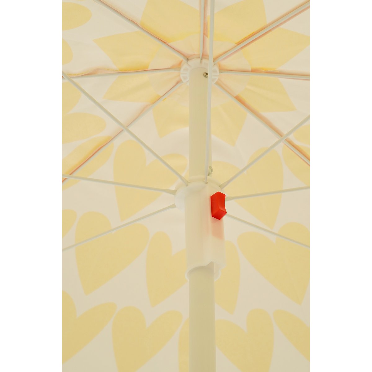 Heart Strandparasol Geel