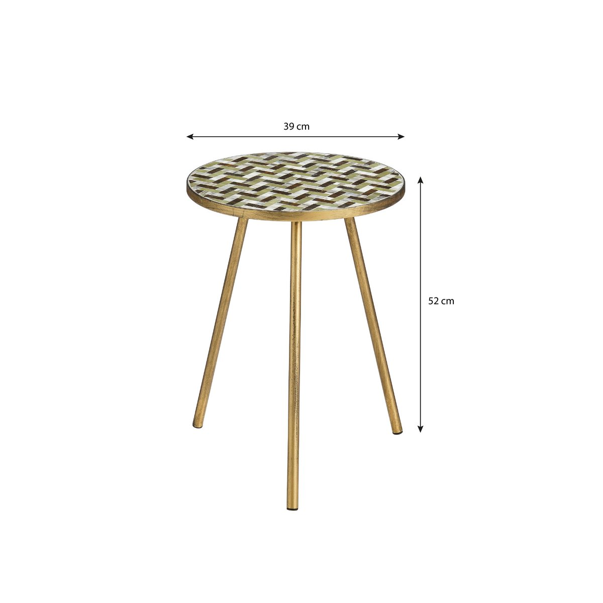 Alanza Bijzettafel Hoog-Smal