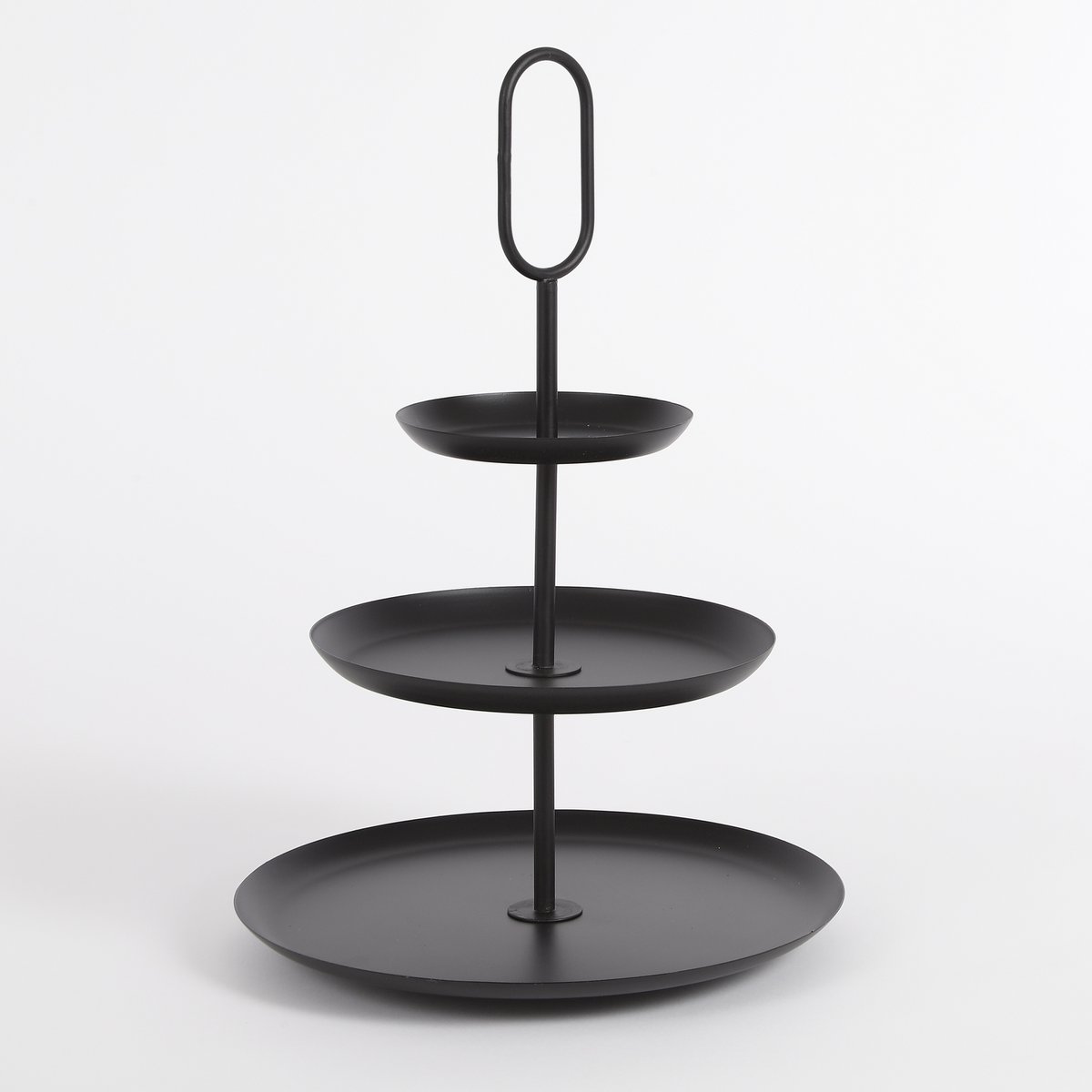 Rama Etagere 3 Laags Ovaal Zwart