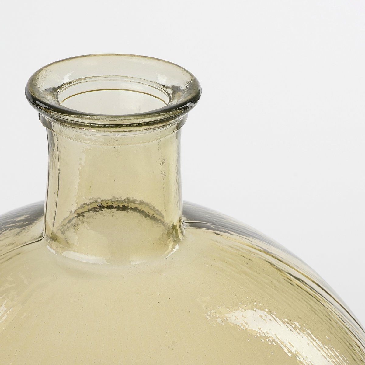 Firenza Ronde Fles Vaas Lichtbruin
