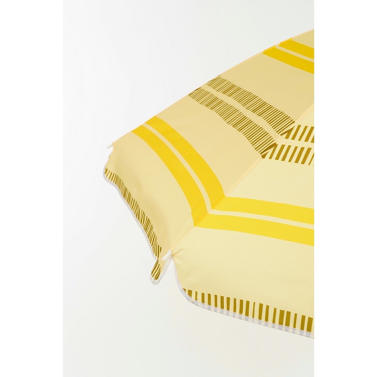 Stripe Strandparasol Geel