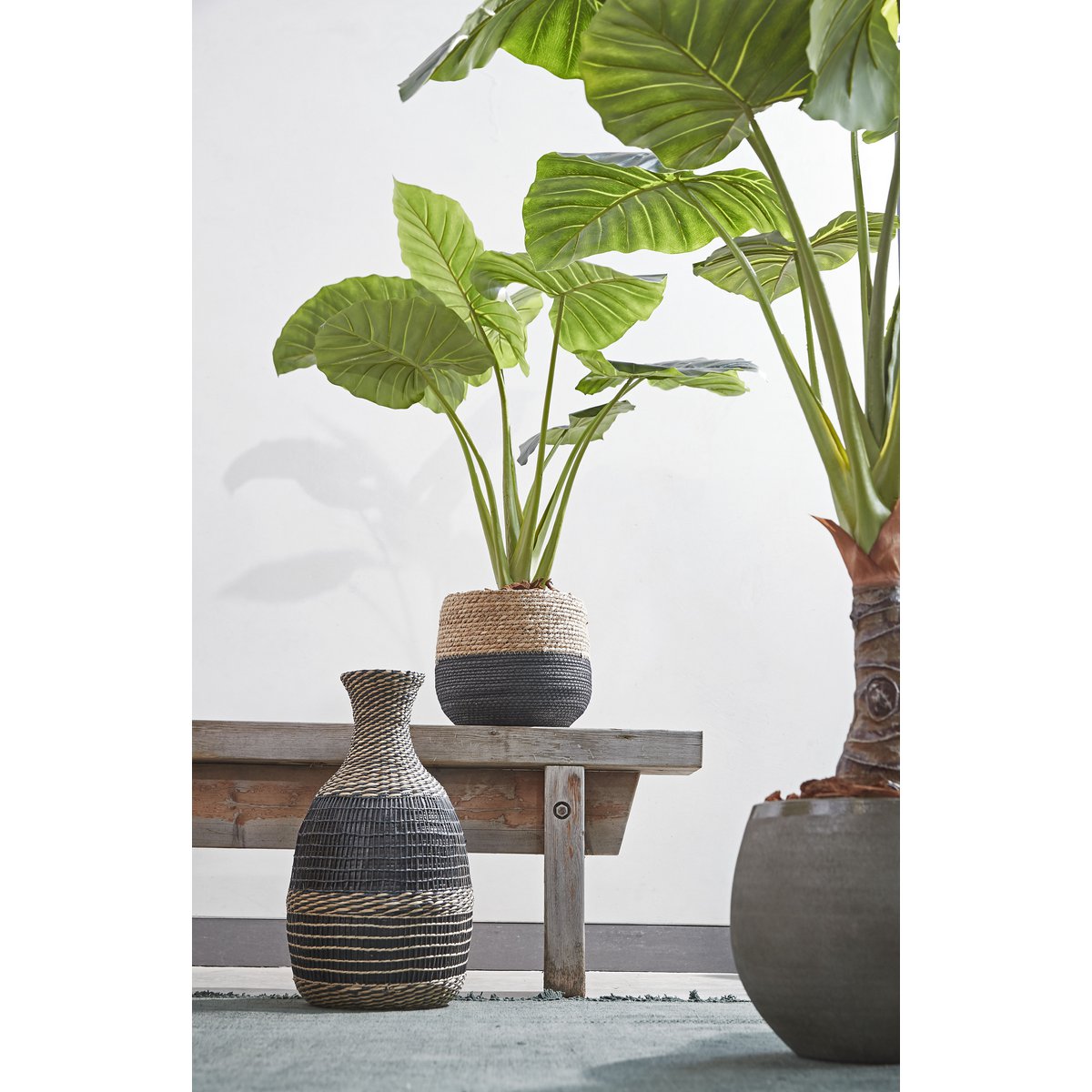 Jorck DuoTone Plantenmand Set van 3 Zwart