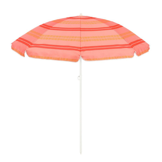 Stripe Strandparasol Lichtroze