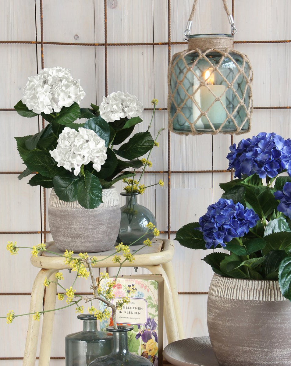 Hortensia Kunstplant - Wit