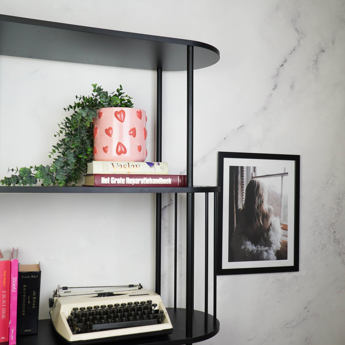 Love Bloempot - Roze & Rood - Groot