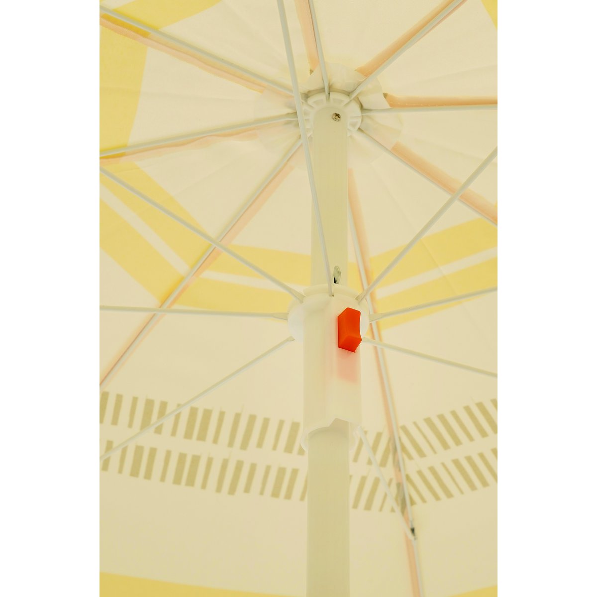 Stripe Strandparasol Geel