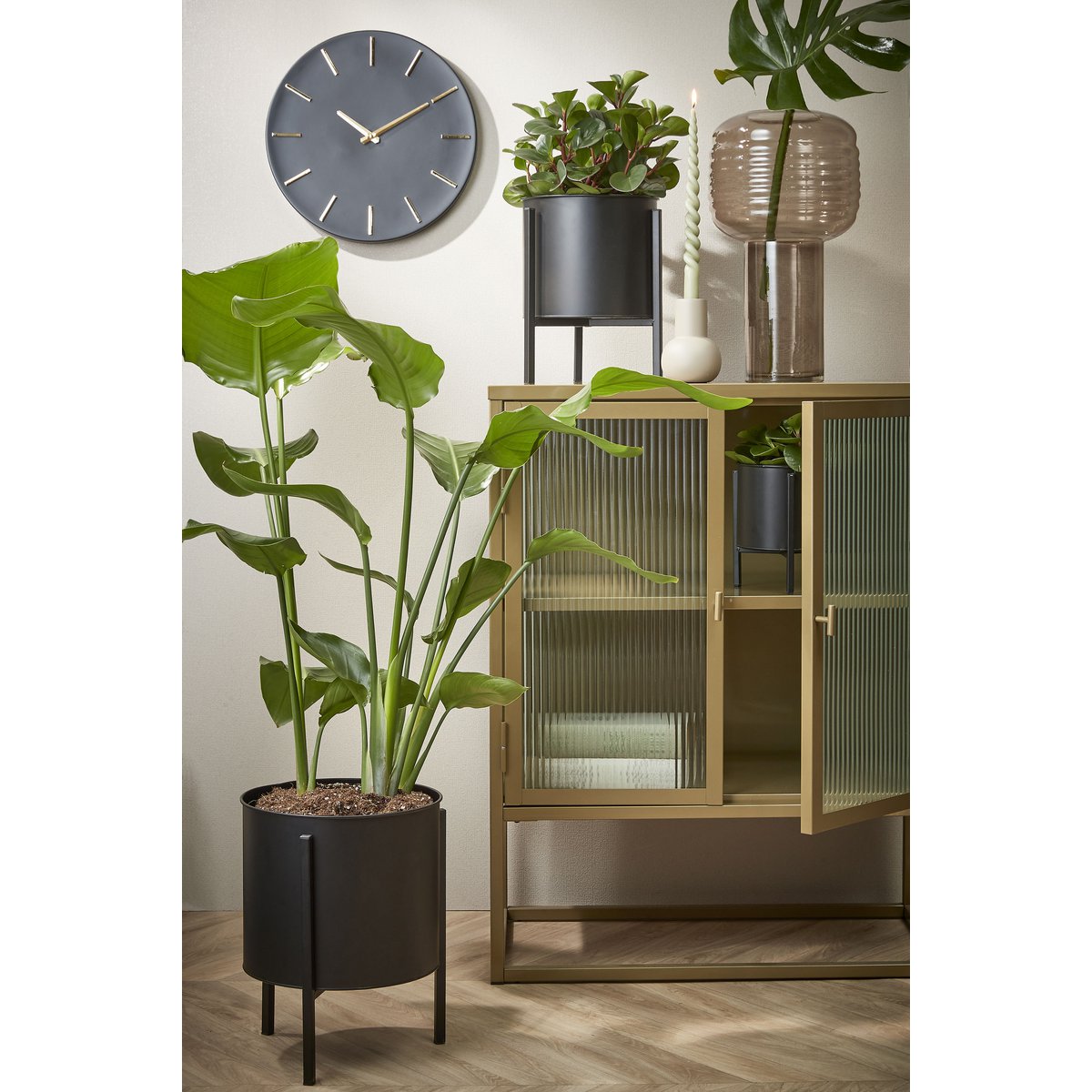 Jessy Bloempot op Standaard - Set van 3