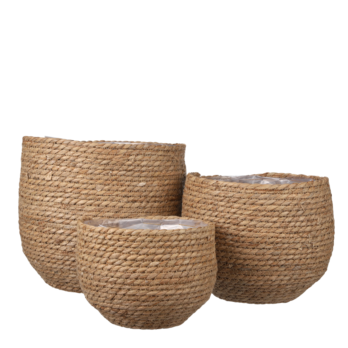 Jorck Pure Plantenmand Set van 3 Lichtbruin