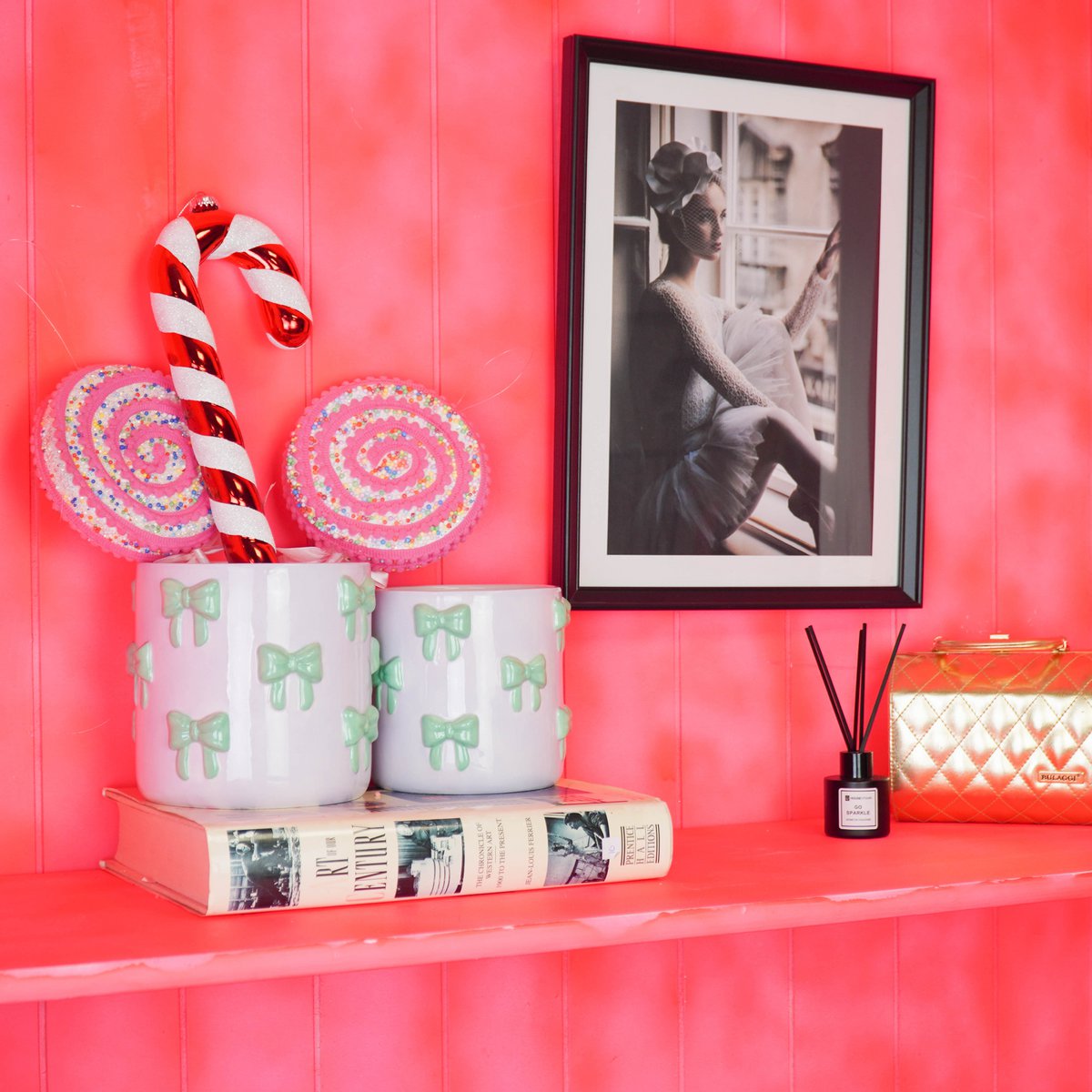 Strik Bloempot - Klein - Lila & Mint