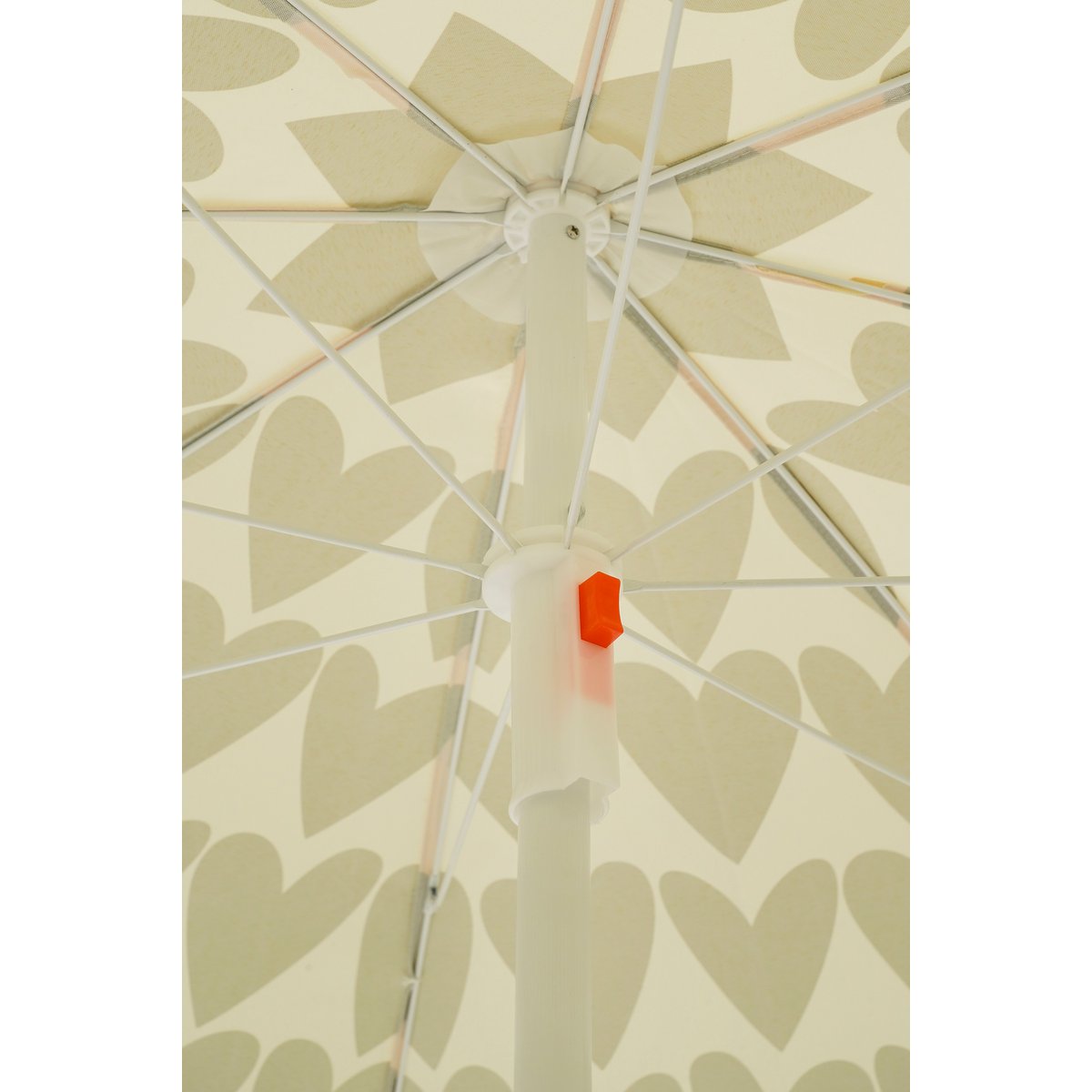 Heart Strandparasol Bruin