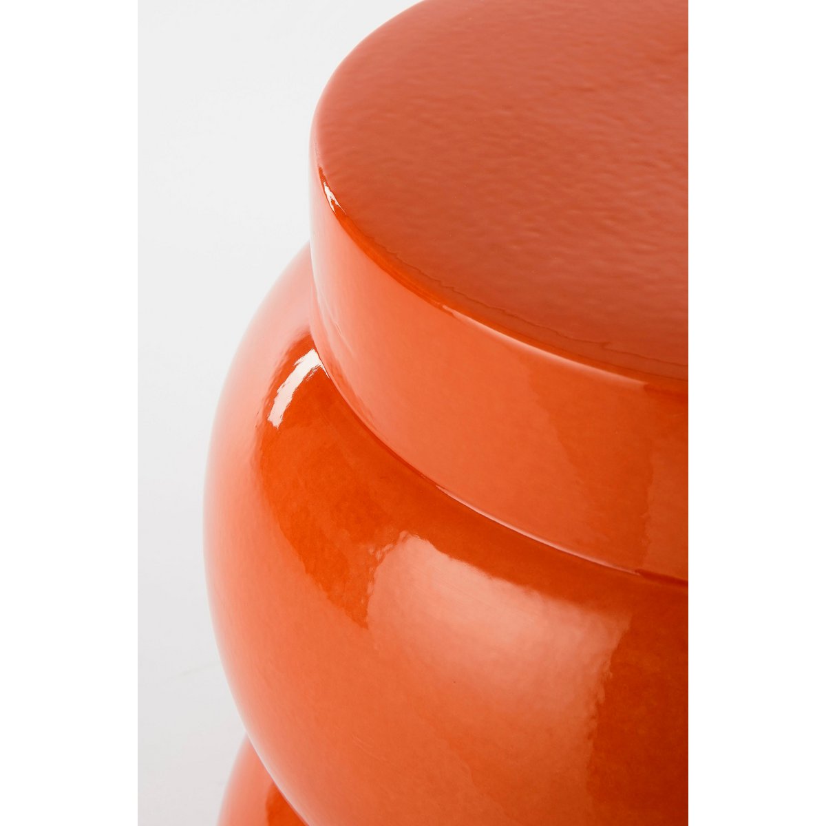 Vendi Bijzettafel Oranje Laag