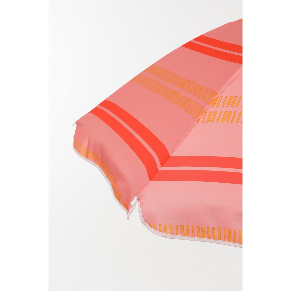 Stripe Strandparasol Lichtroze
