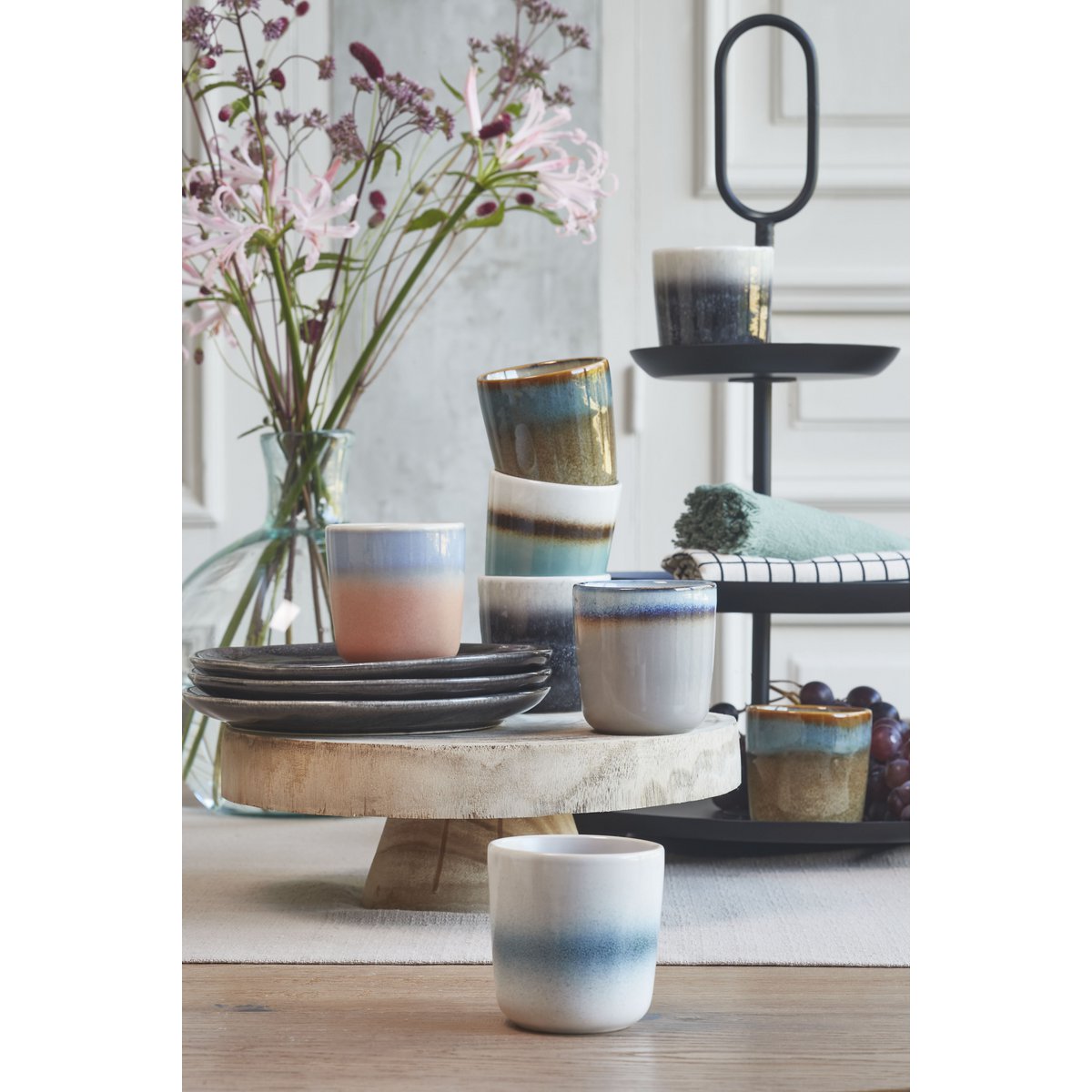 Rama Etagere 3 Laags Ovaal Zwart