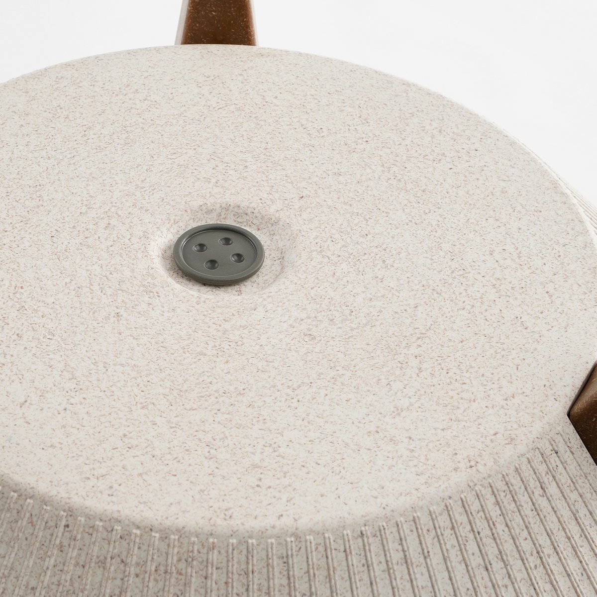 Doppio Bloempot op Poten Off White