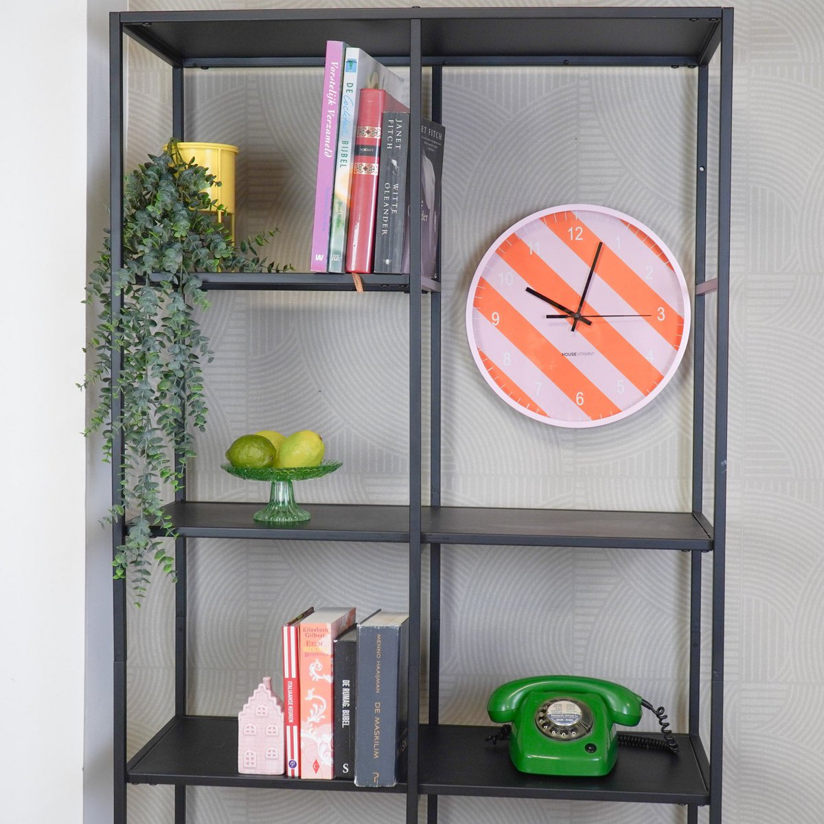 Graphic Stripe Klok