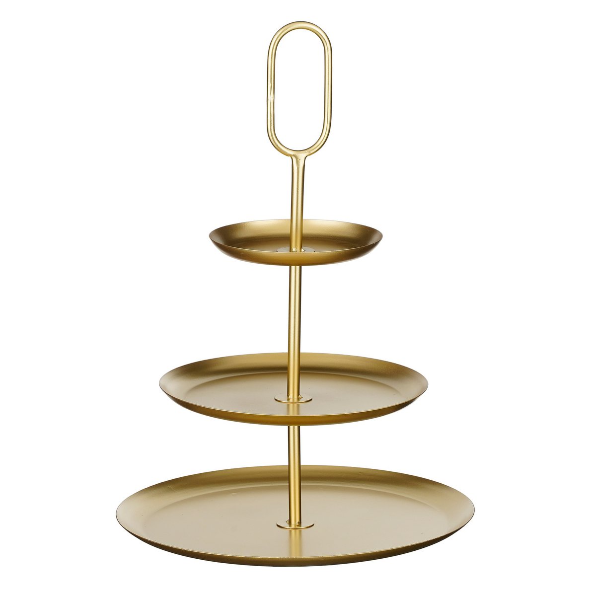 Rama Etagere 3 Laags Ovaal Goud