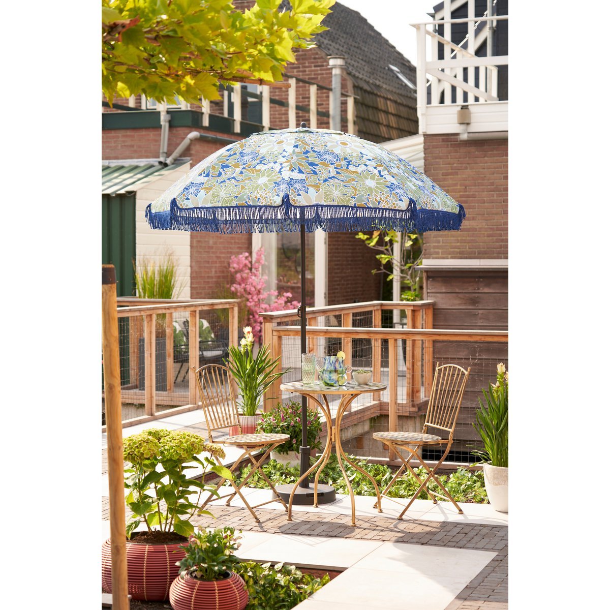 Bloem Parasol Blauw