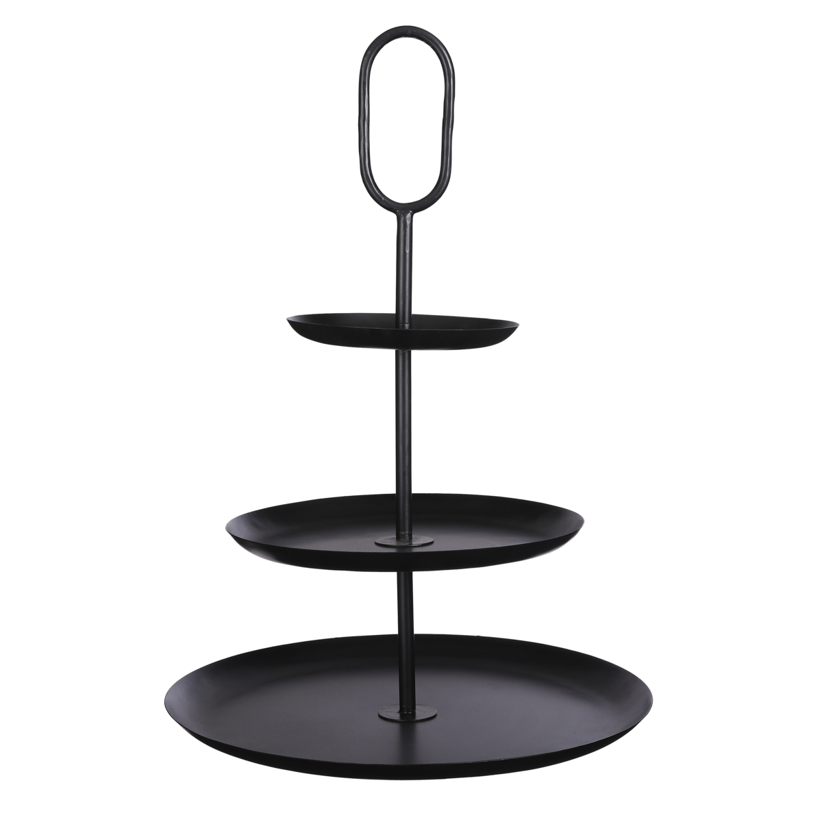Rama Etagere 3 Laags Ovaal Zwart