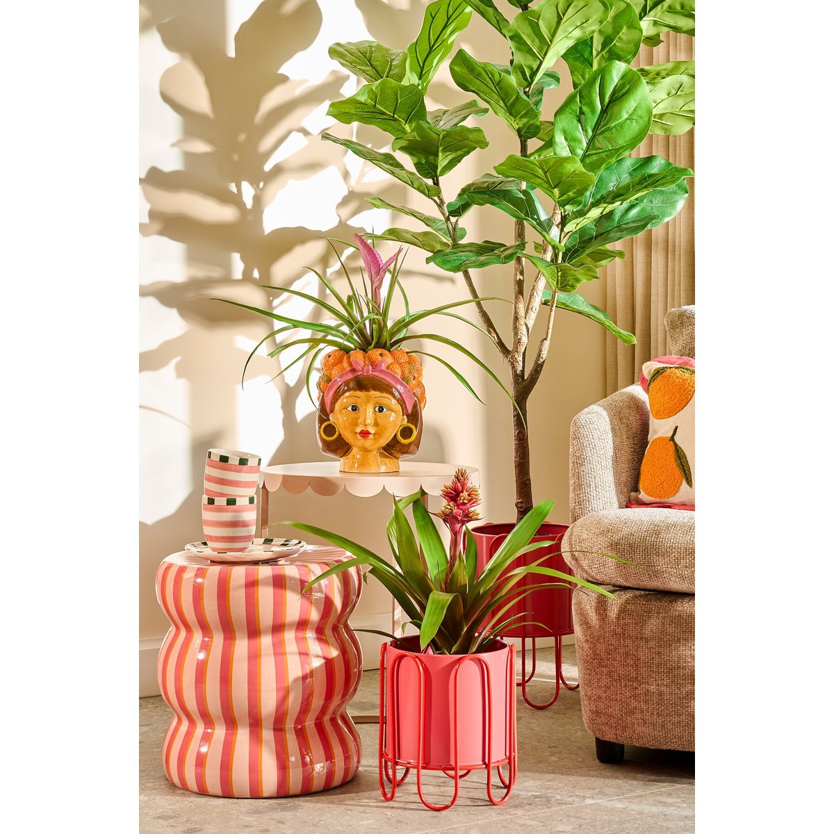 Ficus Lyrata Kunstplant in Pot H150 x Ø50