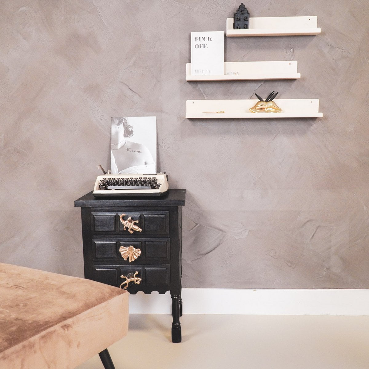 Trio Metal Wandplanken - Set van 3