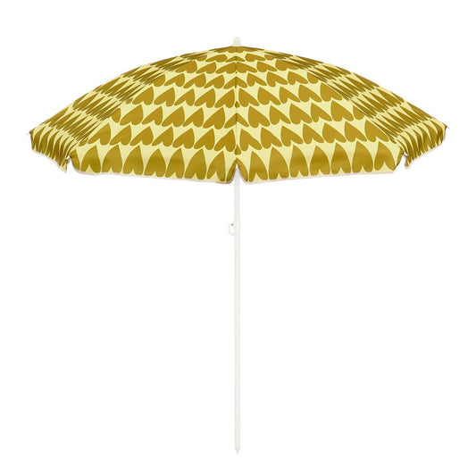 Heart Strandparasol Bruin