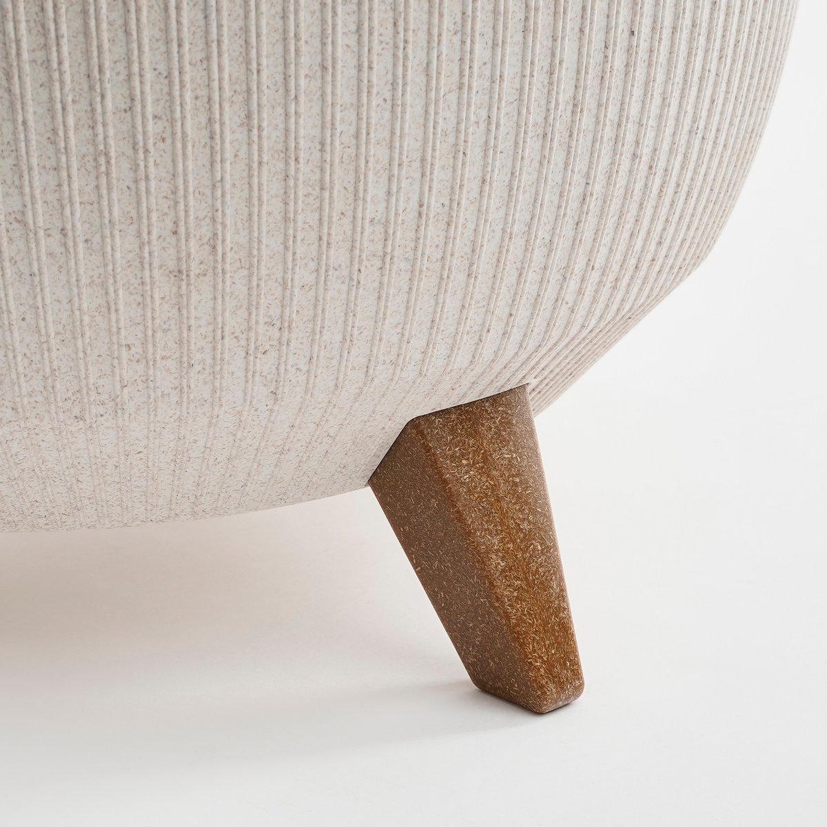Doppio Bloempot op Poten Off White