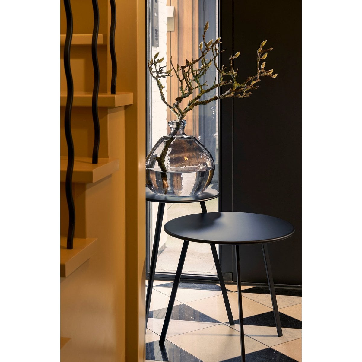 Seatle Bijzettafel - Kort - Zwart