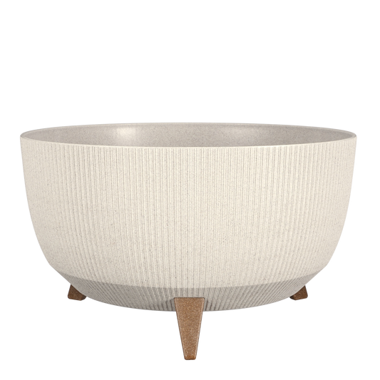 Doppio Bloempot op Poten Off White