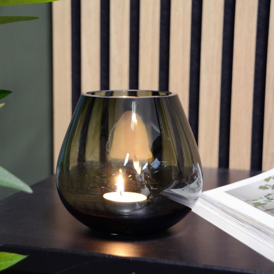 Tasman Waxinelichthouder - Grijs