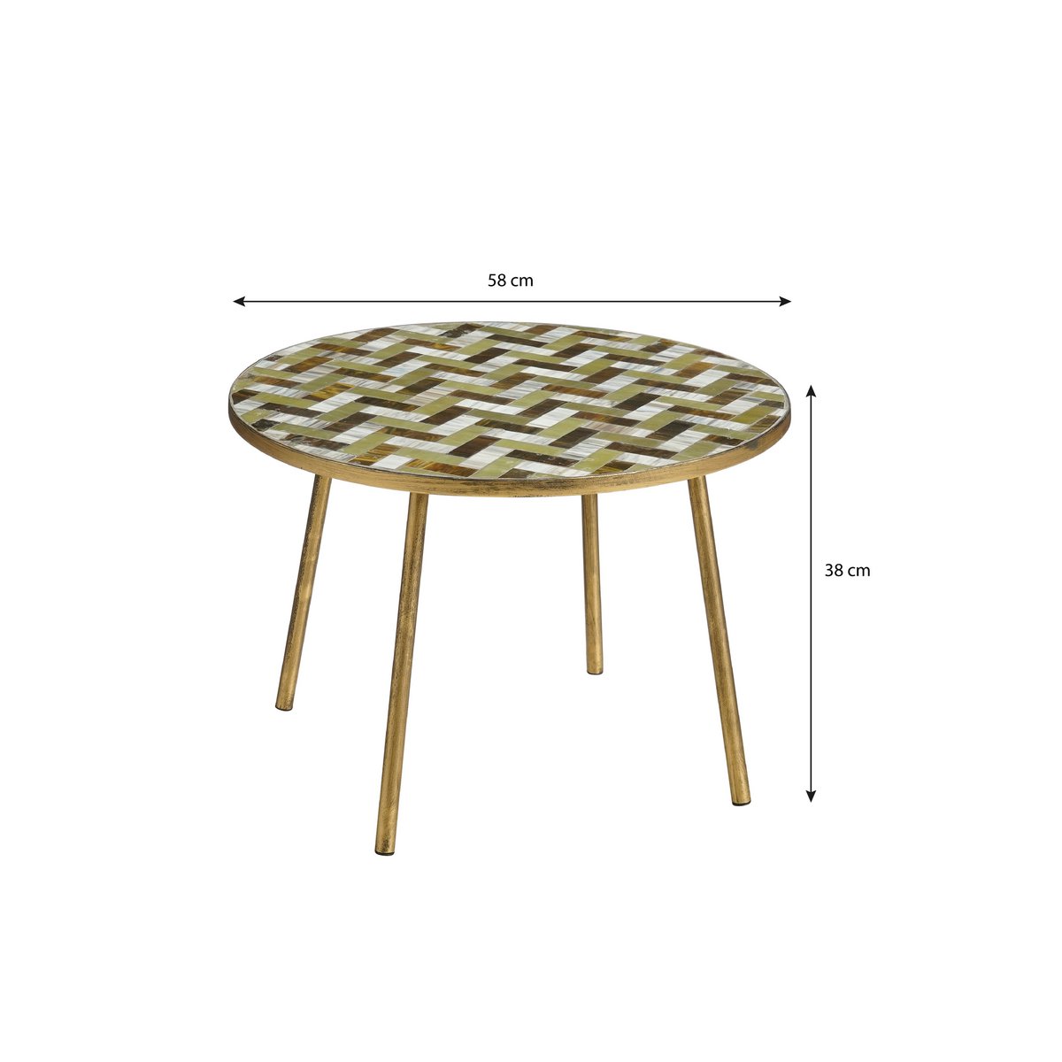 Alanza Bijzettafel Laag-Breed