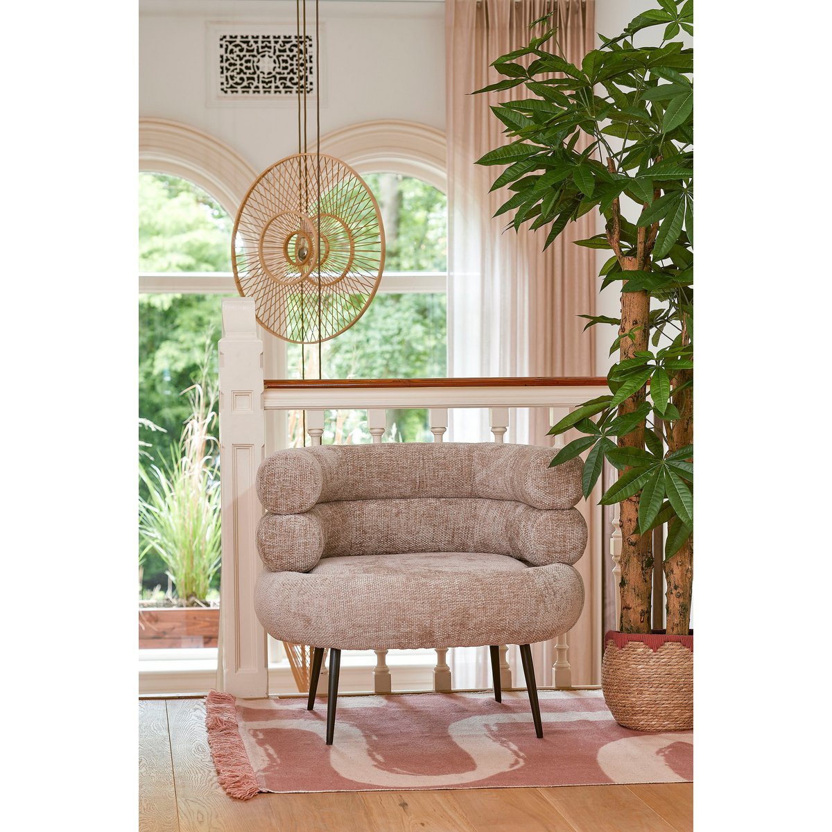 Jorck KnitTop Plantenmand Set van 3 Rood