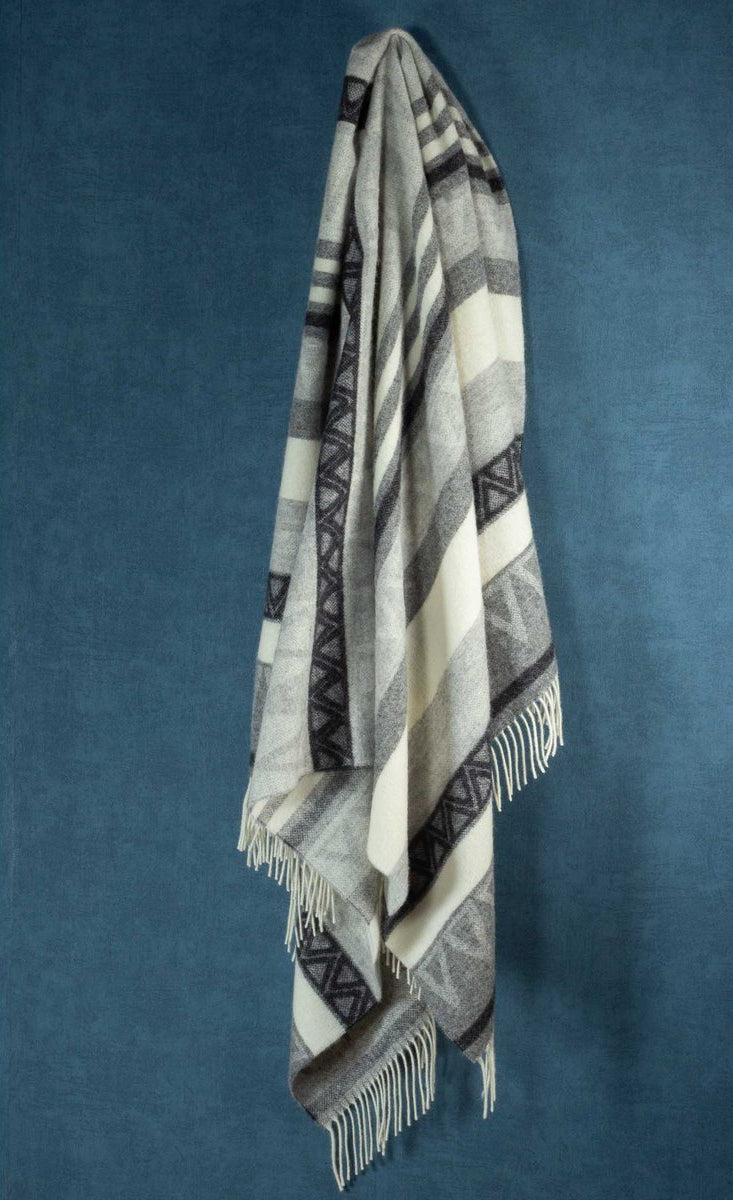 Triangel Deken - Grijs