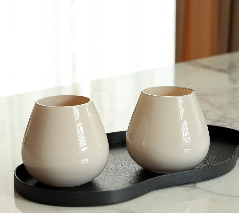 Tasman Waxinelichthouder - Ivoor