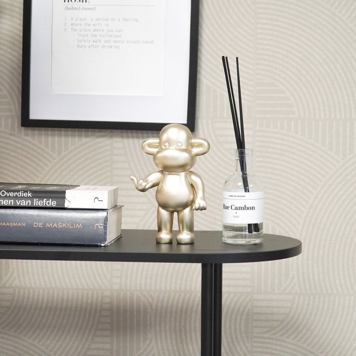 The Legend Monkey - Hang Loose - Goud - Klein