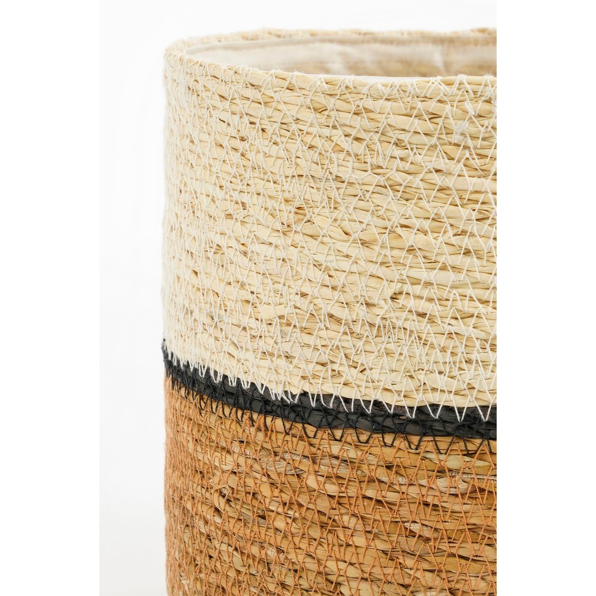 Damian Plantenmand Set van 2 - Wit