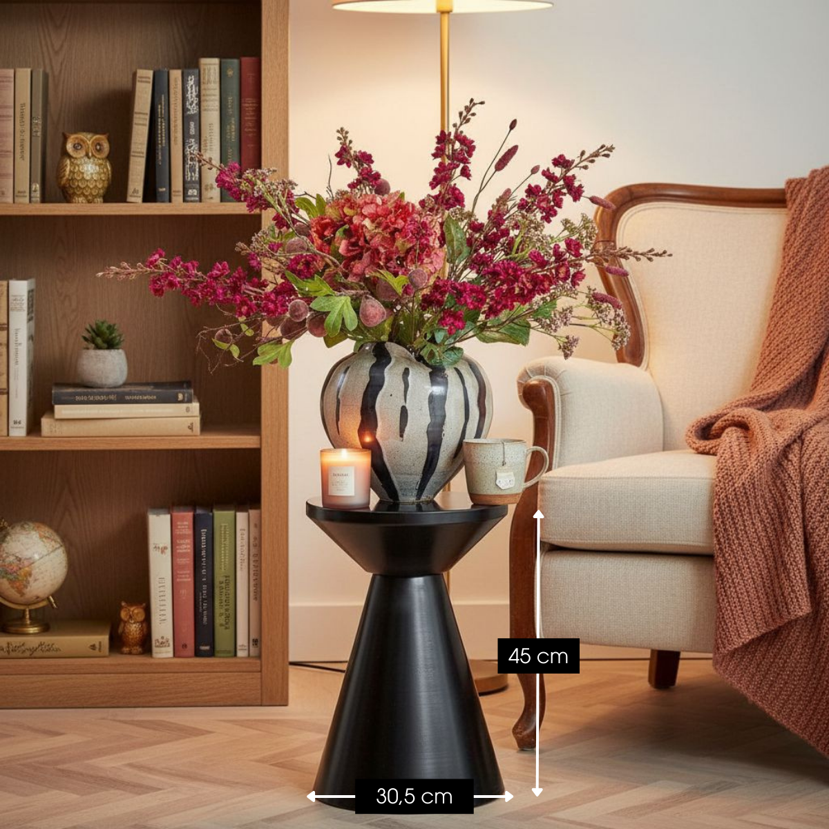 Jim Bijzettafel - Zwart