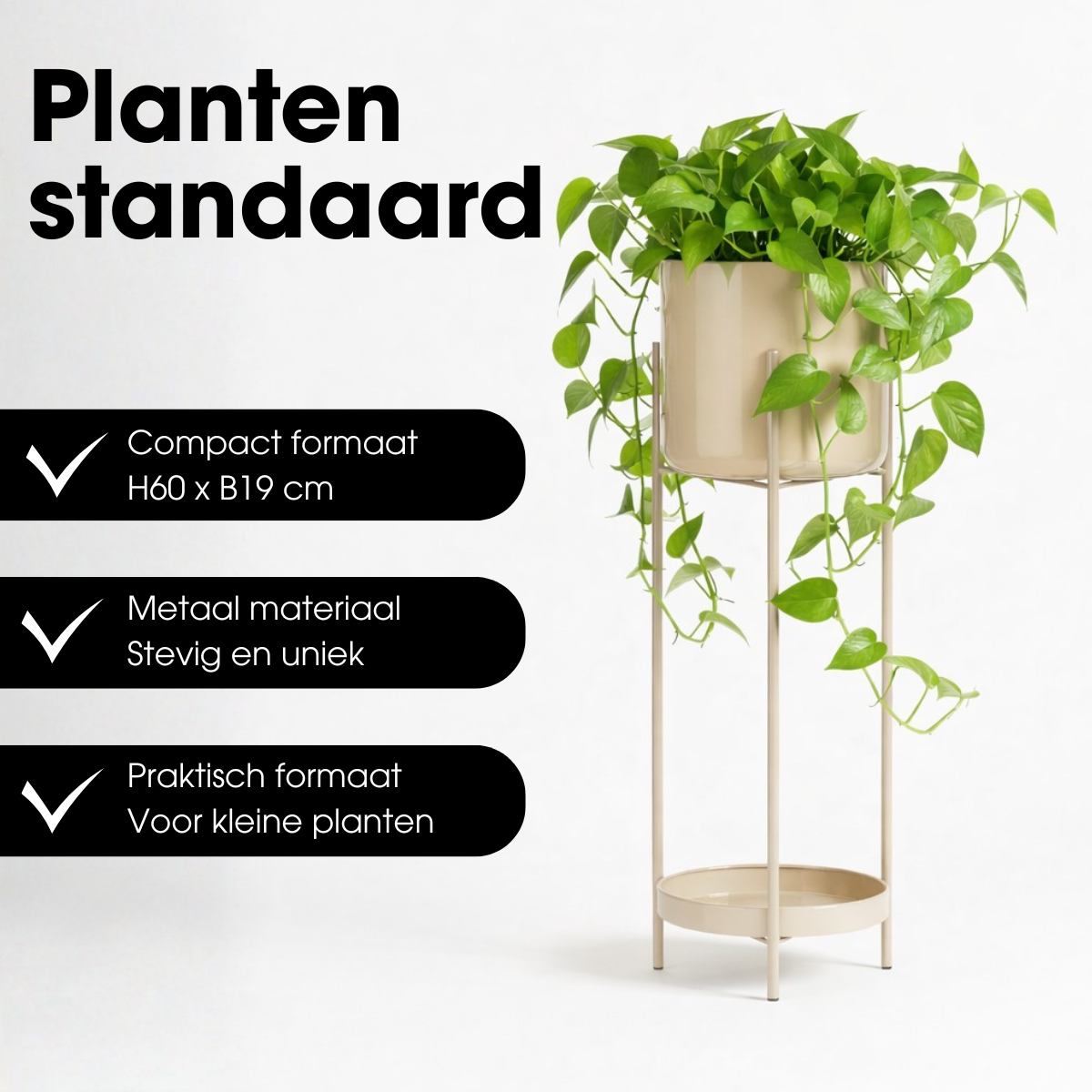 Colyn Bloempot - Bruin