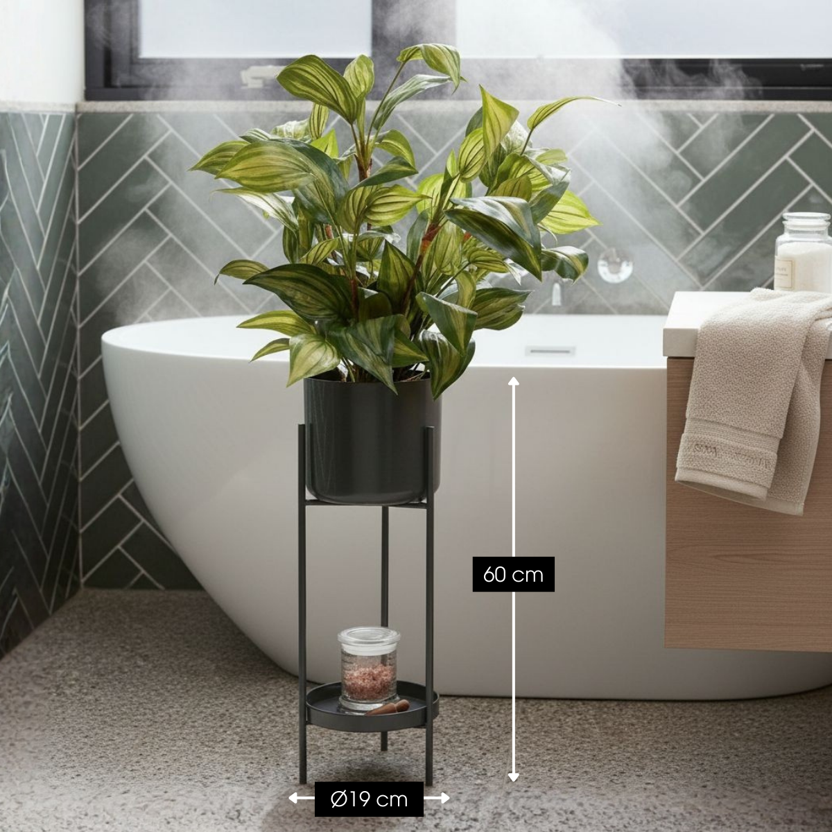 Colyn Bloempot - Zwart