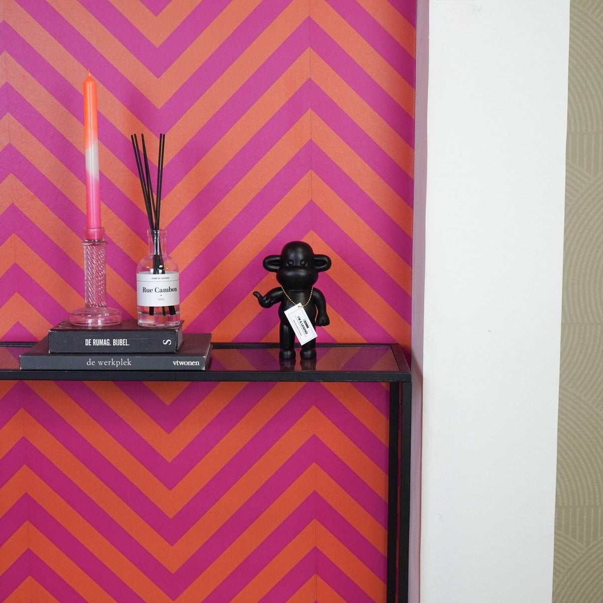 The Legend Monkey - Hang Loose - Zwart - Klein