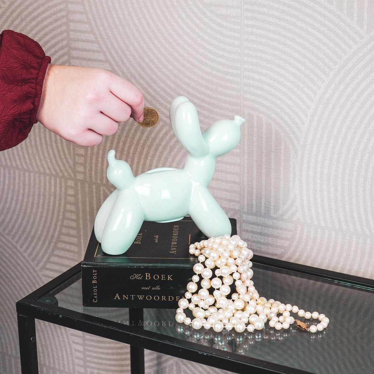 Balloon Dog Ornament - Groen