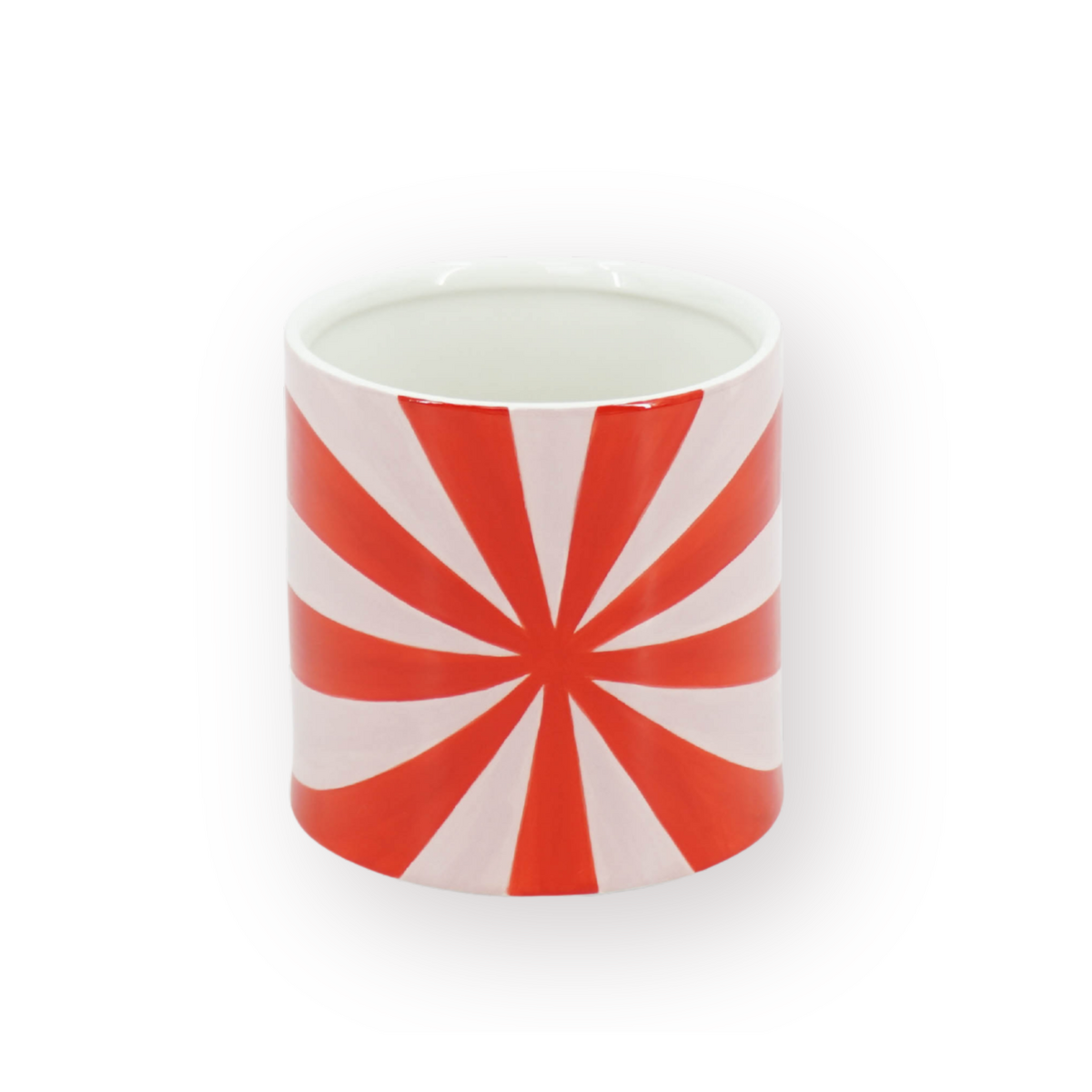 Swirl Bloempot - Roze & Rood