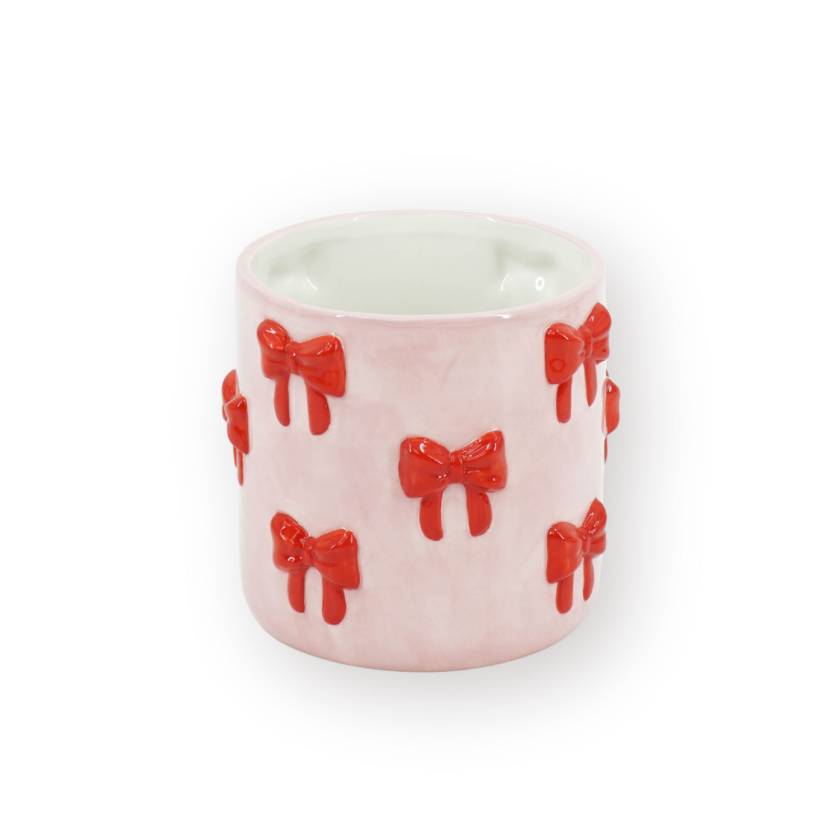 Strik Bloempot - Klein - Roze & Rood