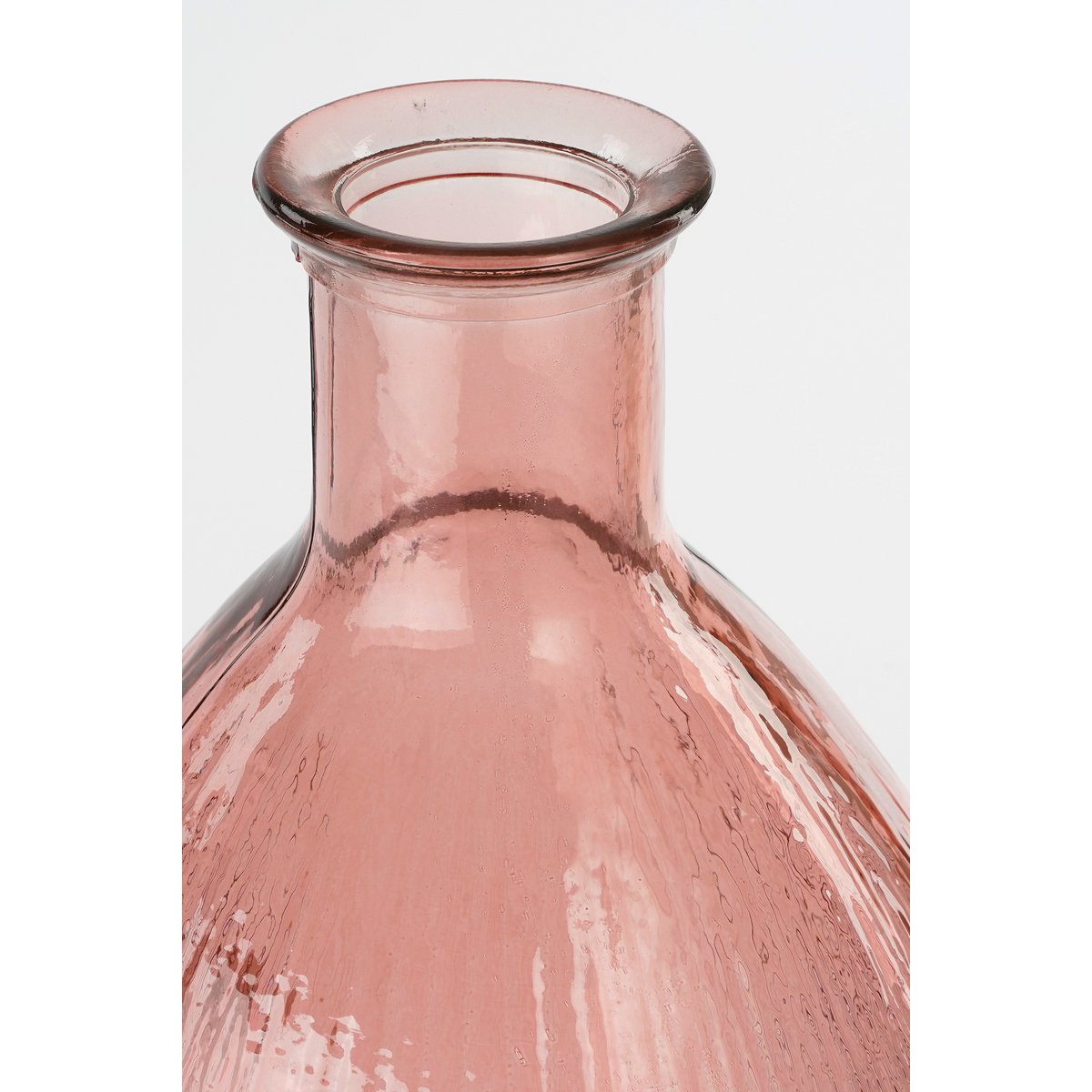 Firenza Ovale Fles Vaas Lichtroze