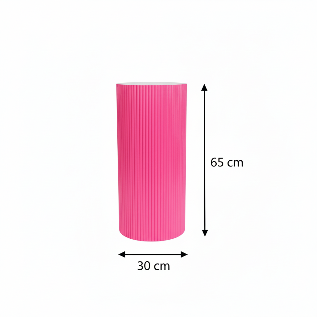 Pillar Show Display Bijzettafel - Roze - Groot