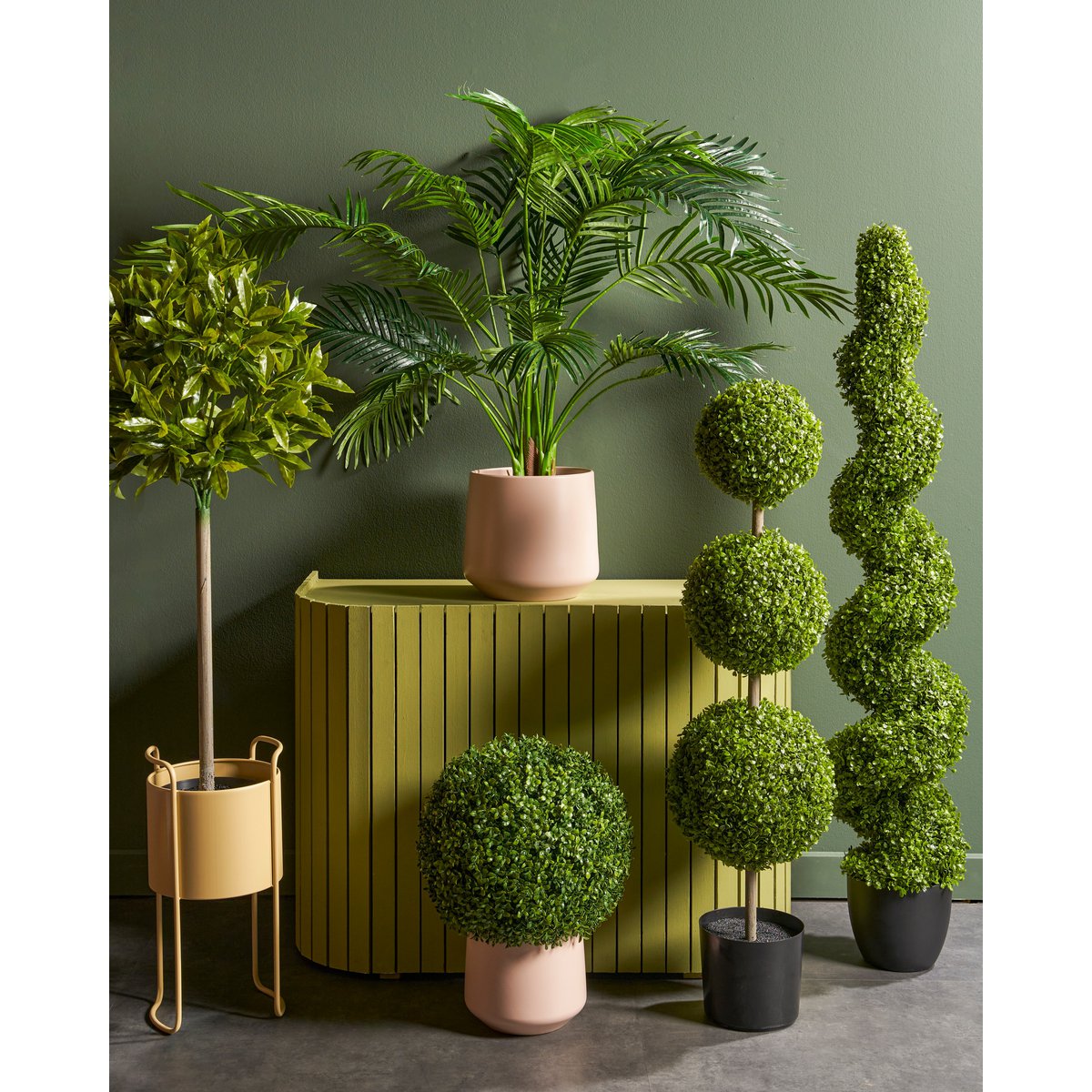 Areca Palm Kunstplant in Pot H134 x Ø50