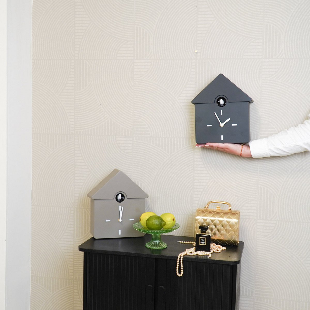 Cuckoo Klok – Taupe