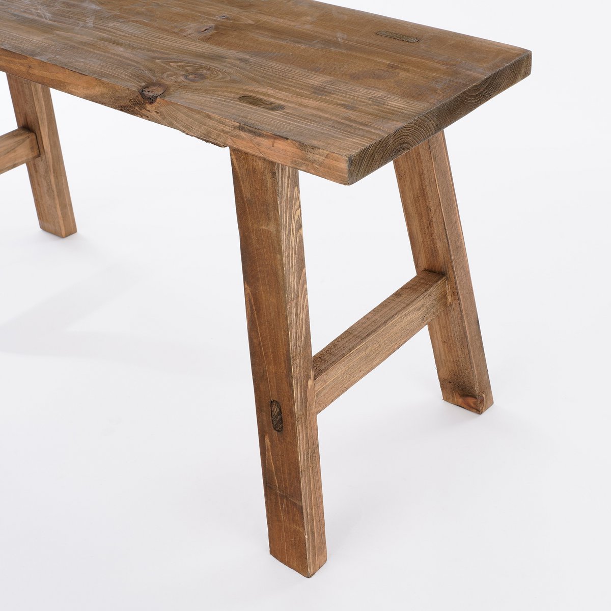 Bold Houten Bankje Kort-Hoog