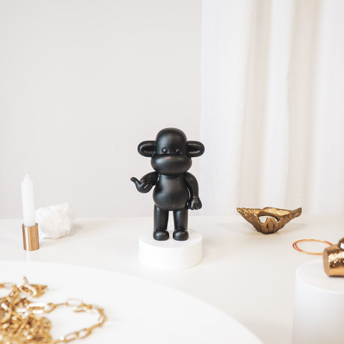 The Legend Monkey - Hang Loose - Zwart - Klein