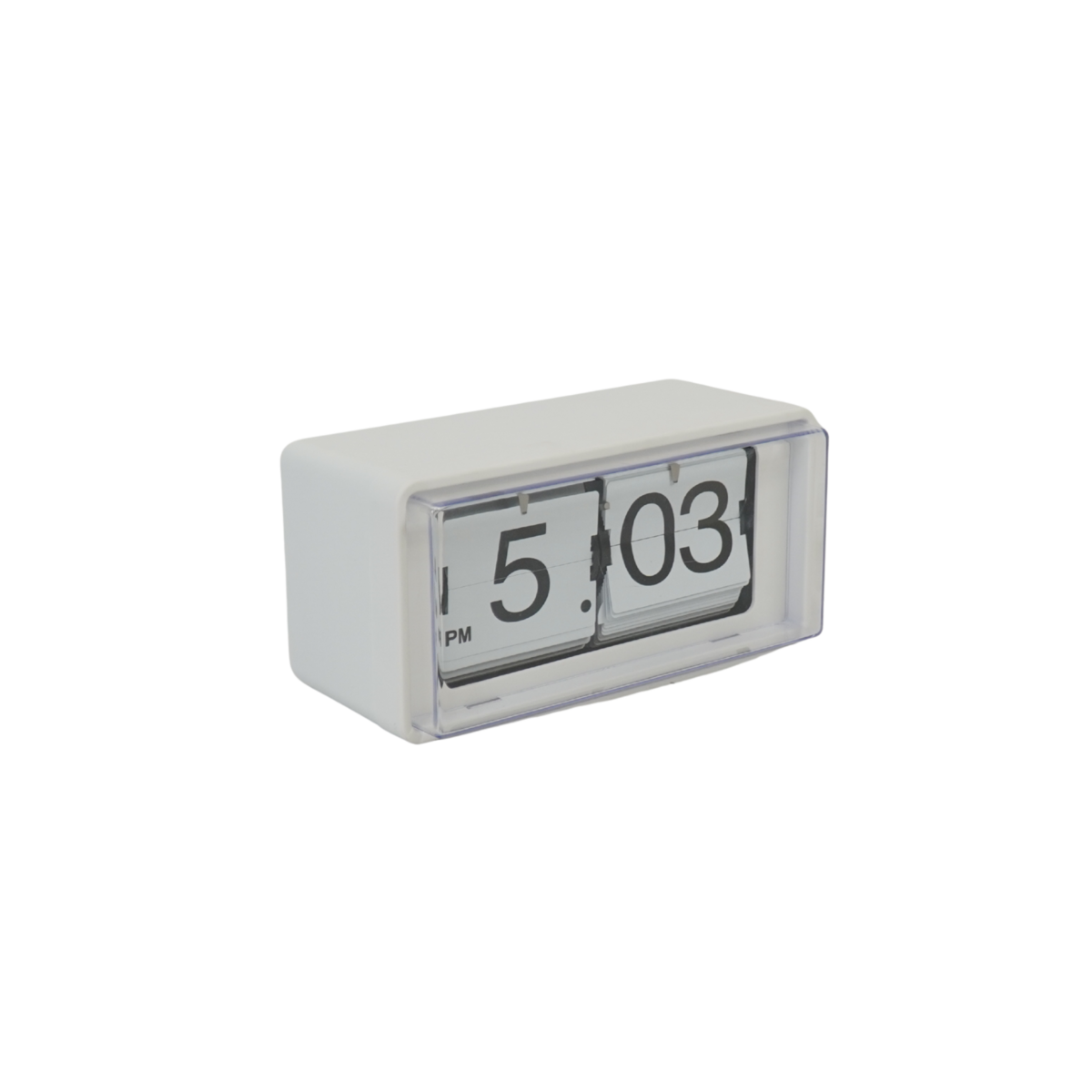 Tempo Flip Klok - Wit